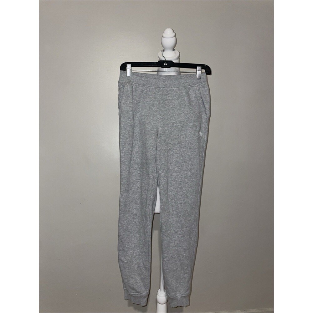 The North Face Girls Gray Fleece Jogger Sweatpants Teen XL 14/16 Cozy Gorpcore